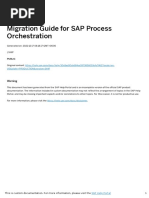 Official SAP PO Migration Guide