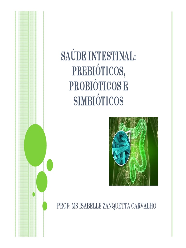 Prebioticos - Probioticos e Simbioticos | PDF | Infecção | Diarreia