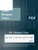 Adab Bangun Tidur