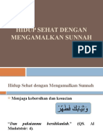 Hidup Sehat Dengan Mengamalkan Sunnah