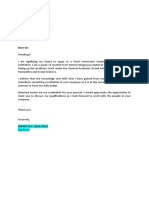 Application Letter Template