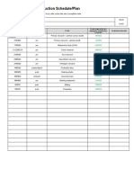 FMP Production Schedule Blank