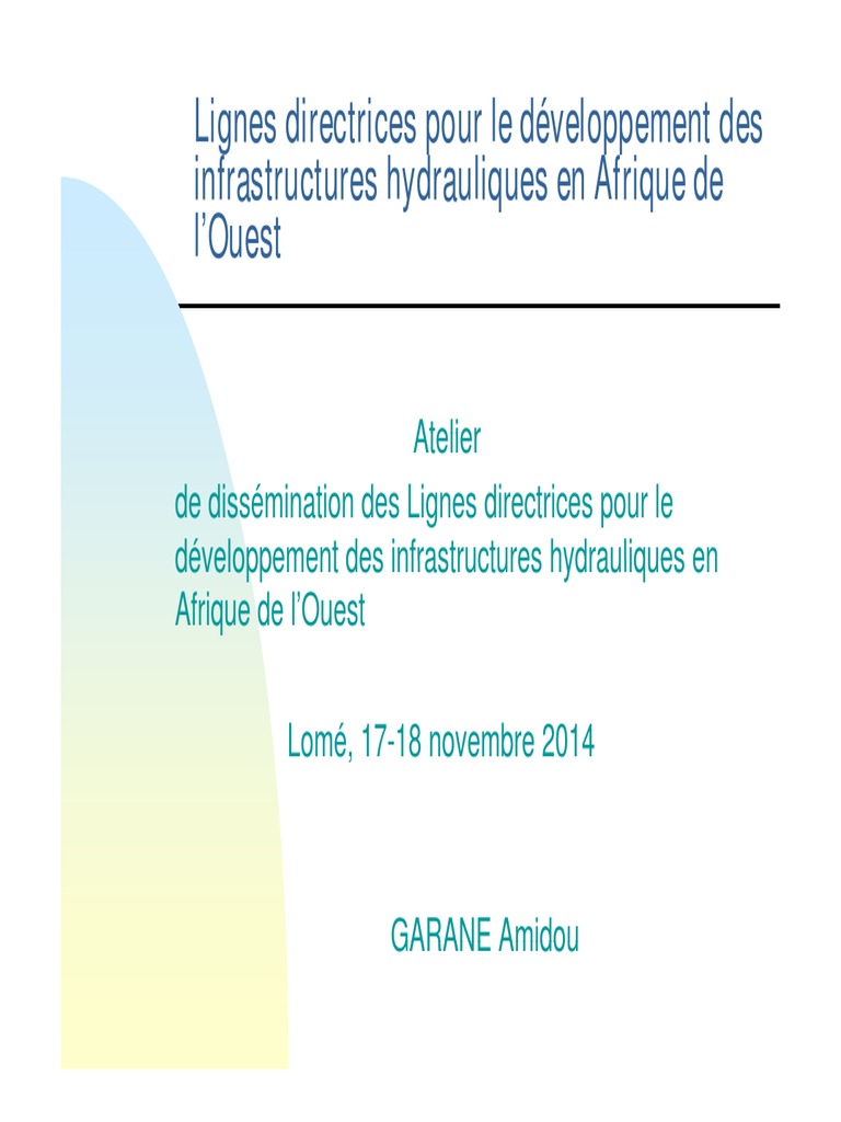 Lignes directrices pour GIH en Afrique de l'Ouest | PDF | Développement ...