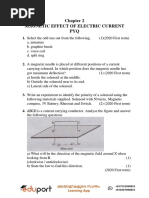 Magnetic Effect of Electric Current