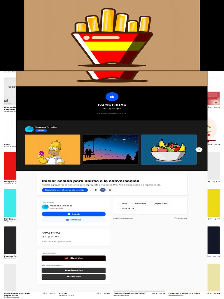 papas-fritas-proyectos-fotos-v-deos-logotipos-ilustraciones-y