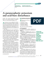 A Paraneoplastic Potassium and Acid-Base Disturbance