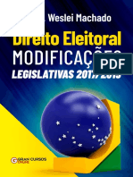 Direito Eleitoral Modificacoes Legislativas 2017 2019 Weslei Machado