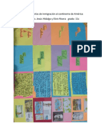 Principales Teorías de Inmigración Al Continente de América Estudiantes: Jesús Hidalgo y Elvin Rivera Grado: 11c