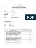 Lembar Observasi Kelas Kontrol