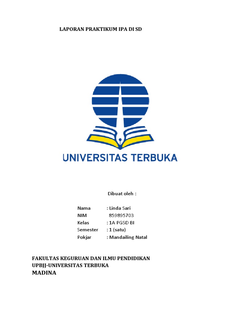 Laporan Praktikum Ipa Di Sd 2 Pdf