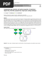 Conductivity type inversion and optical properties of aluminium