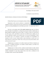 2023-05-26 Carta A La Diócesis de Río Gallegos