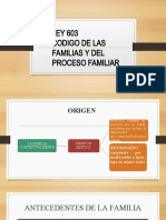 Ley 603 Codigo de Las Familias y Del Proceso Familiar Capacitacion