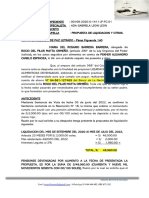 Propuesta de Liquidacion Expediente 0168-2020-1ra Paz Letrado Pisco - Matta Ormeño J Rocio Del Pilar
