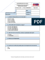 Formato Ficha de Cliente (Distribuidora La 17) Ferreteros