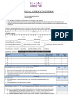 Medical Application Form - June 30 2022