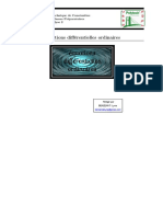 Cours-Équations - Différentielles - Ordinaires - PDF Versione 1