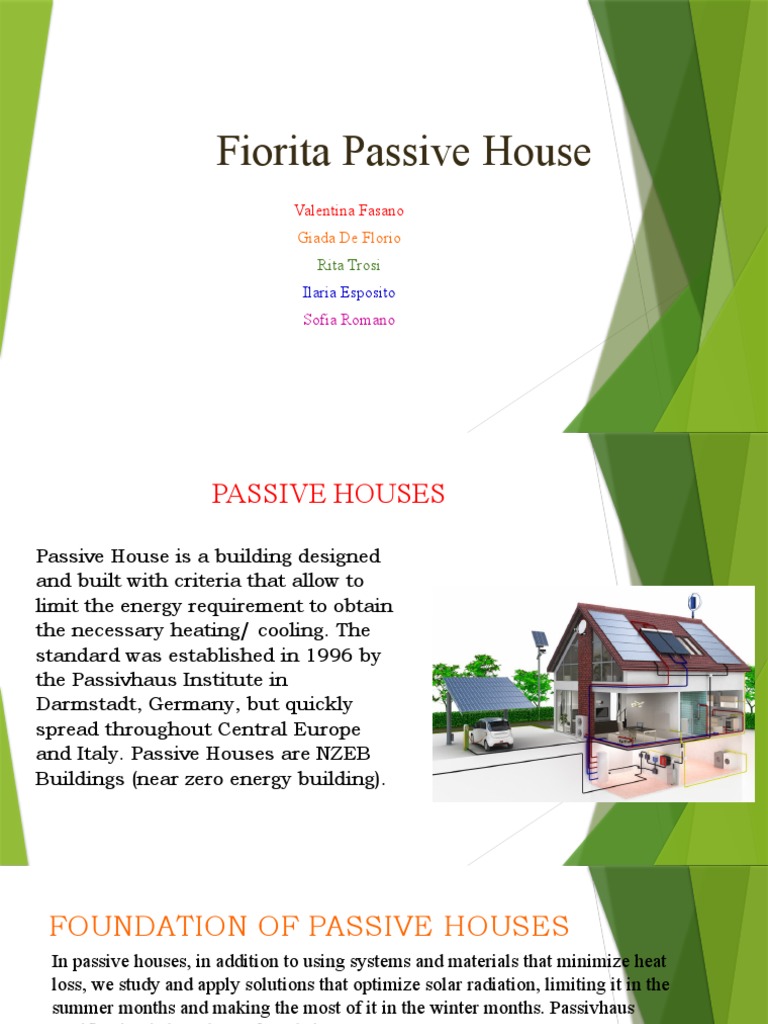 Fiorita Passive House Overview | PDF