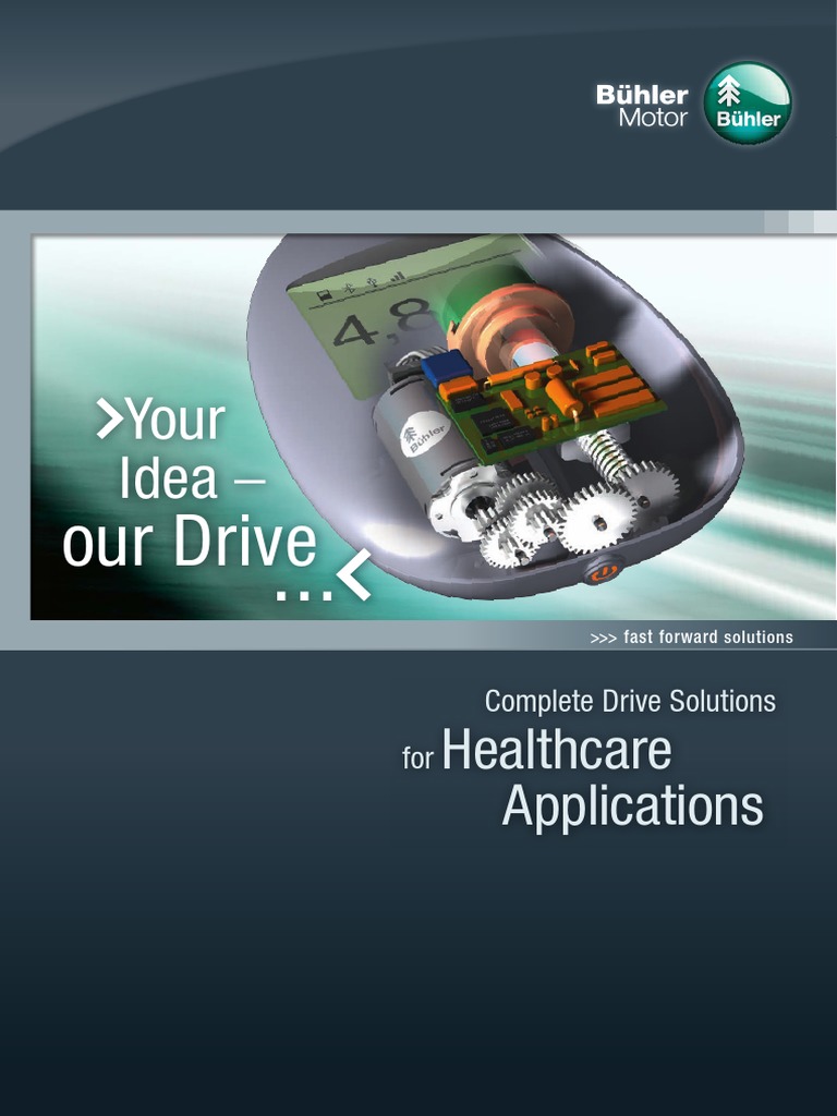 Buehler Motor Healthcare EN PDF Electric Motor Gear