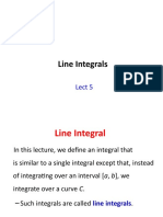 Lect5 Line Integral