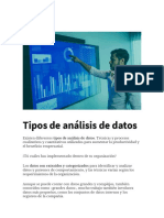 Tipos de Analisis de Datos