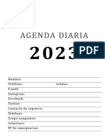 Agenda Diaria 2023 Modelo 1