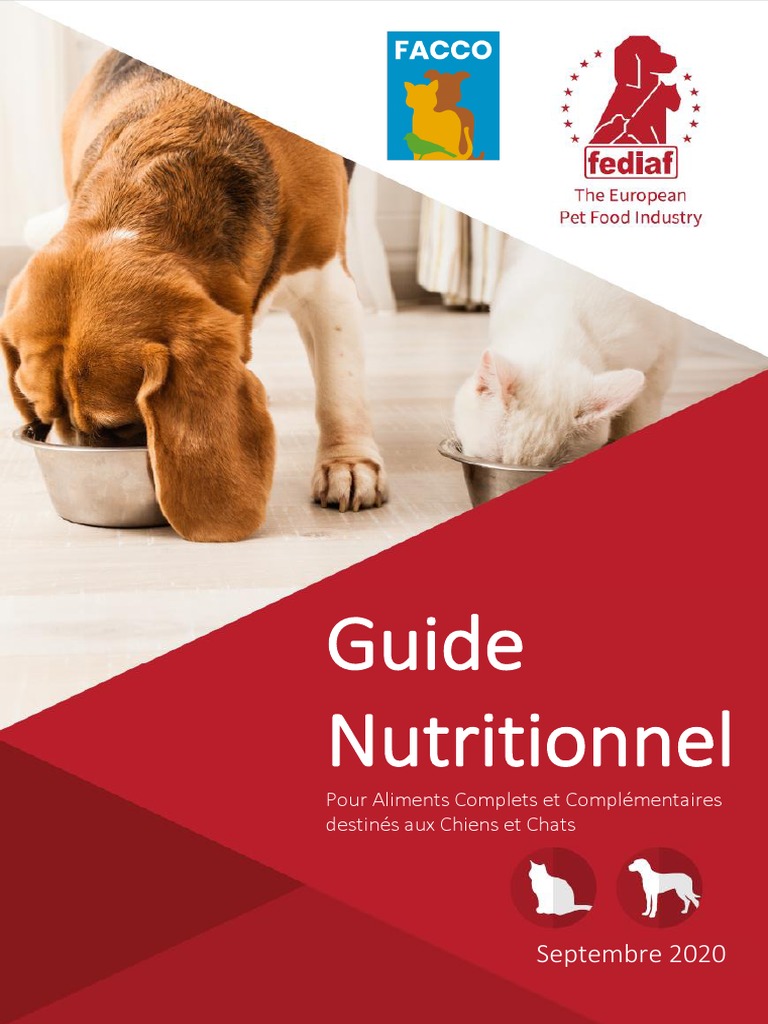Guide Nutritionnel FEDIAF 2020 | PDF | Nourritures | Nutrition