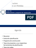 2.4 Ordenamiento y Programa de Construcción