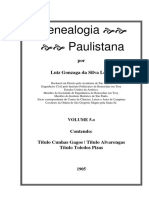 Genealogia Paulistana Volume 5