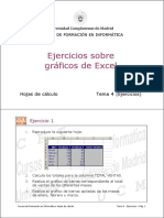 Ejercicios Sobre Graficos de Excel