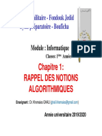 1ere Chapitre1 - Rappel Algo Diapos v1.7