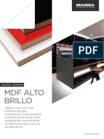 Ficha MDF ALTO BRILLO