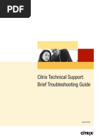 Citrix Support Troubleshooting Guide