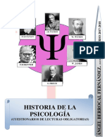 Historia de La Psicología. Cuestionarios Lecturas Obligatorias