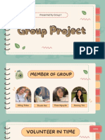 Green Yellow Aesthetic Cute Notebook Group Project Presentation