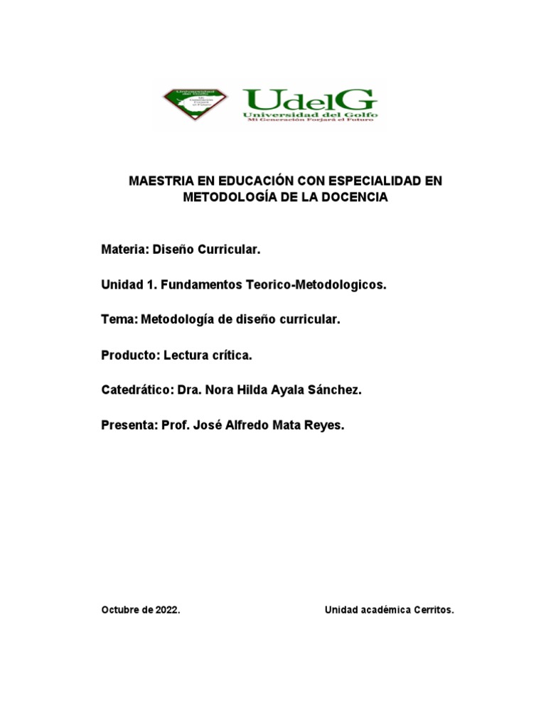 Integración Curricular en Educación Inicial | PDF | Plan de estudios ...