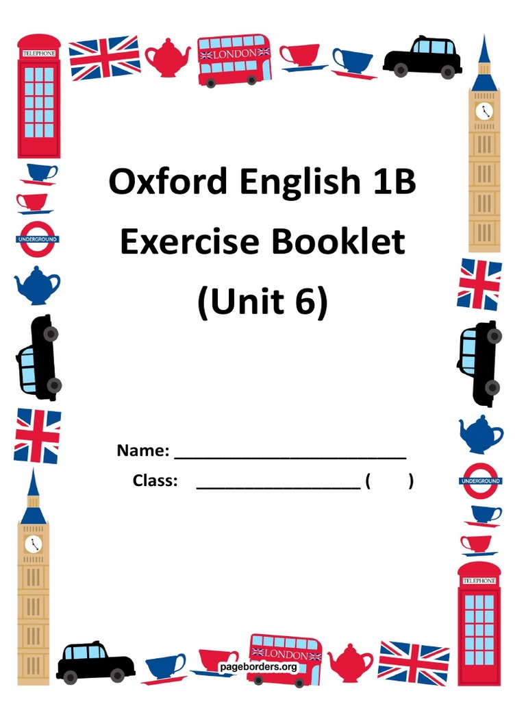 Oxford English 1B Exercise Booklet (Unit 6) | PDF | Limerick (Poetry ...
