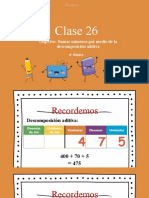 Clase 26. Unidad 2. Adiciones y Descomposiciones Numéricas.