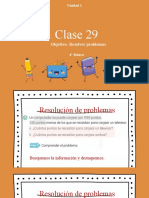 Clase 29. Unidad 2. Resolver Problemas