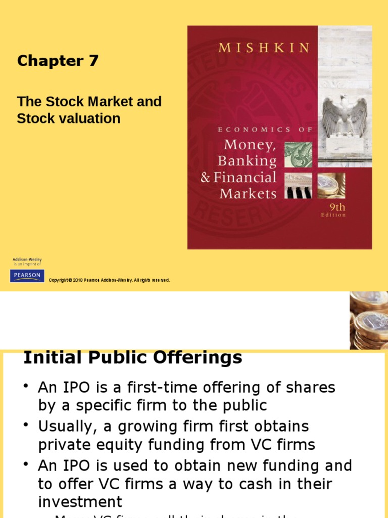 Stock Valuation and Market Efficiency PDF Initial Public Offering