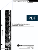 ANSI C50 10 1990 Rotating Synchronous Machines