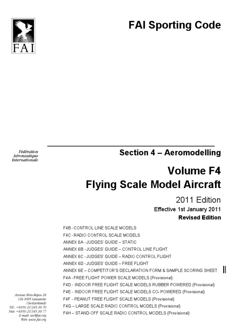 Sc4 Vol f4 Scale 11 Rev 1 | PDF | Aircraft | Flight