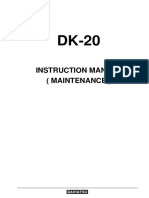 MF-072-2 V02-DK20 Instrauction Manual (Maintenance)