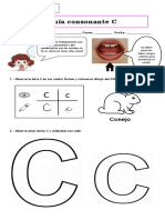 Guía Consonante C - Ca, Co, Cu