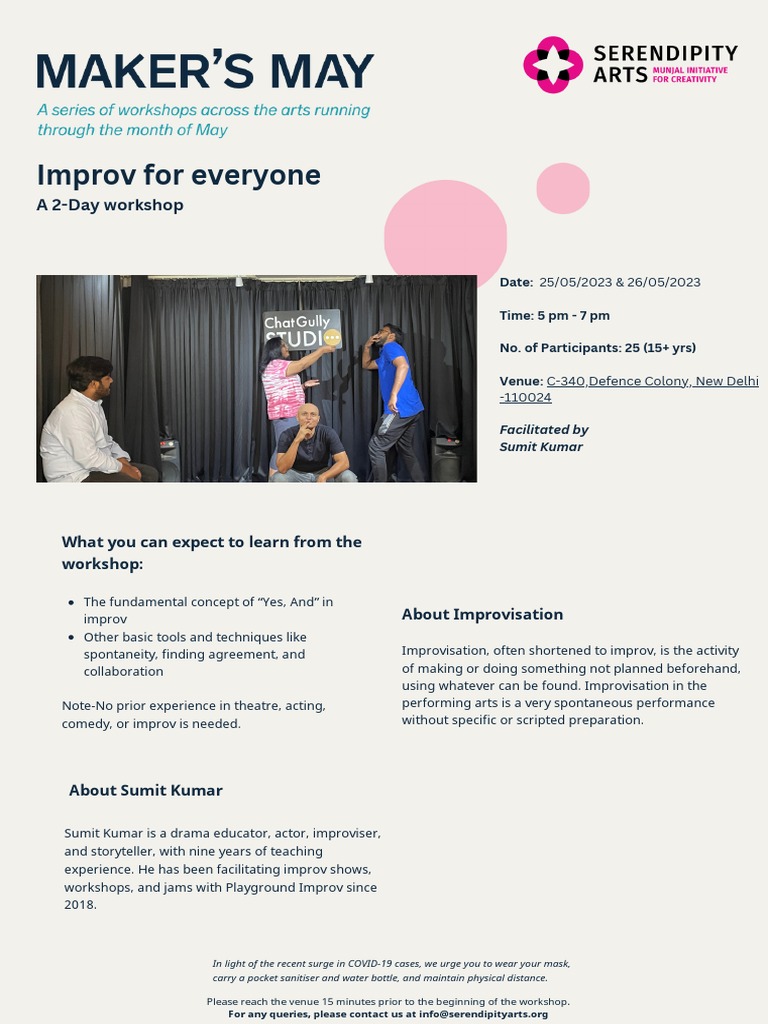 Improv Workshop for All Ages | PDF