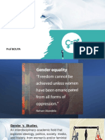 Introduction To Gender Studies