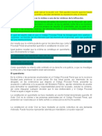 El Actor Civil Es Un Sujeto Que Dentro Del Proceso Penal Juega Un Rol Accionario Relacionado Con El Objeto de Ã©ste