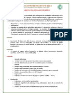 Lineamientos para La Redacción de La Memoria PP 2023-1