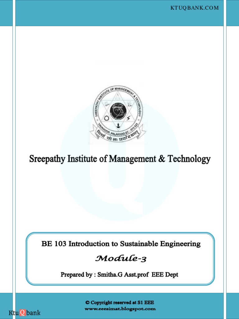 Module 3 Notes | PDF | Life Cycle Assessment | Environmental Impact ...