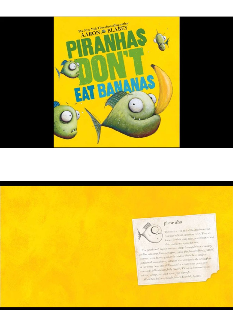 Piranhas Don't Eat Bananas PDF